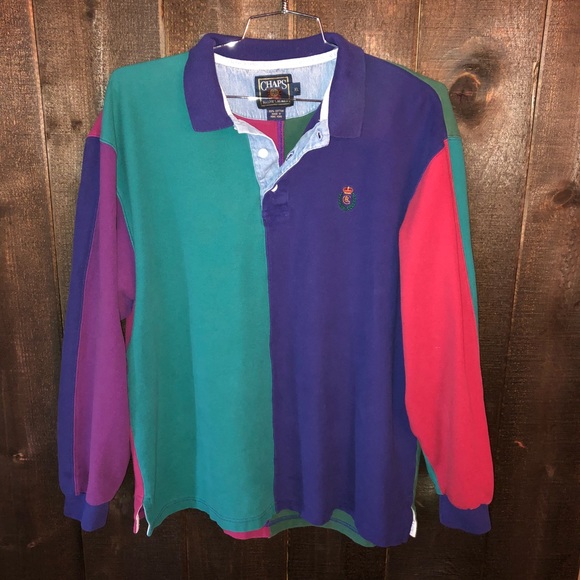 ralph lauren colour block shirt